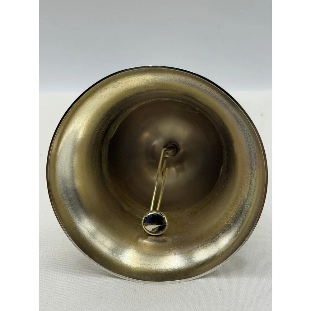 Vintage 2007 Reed & Barton Sliver Plated Christmas Bell Ornament